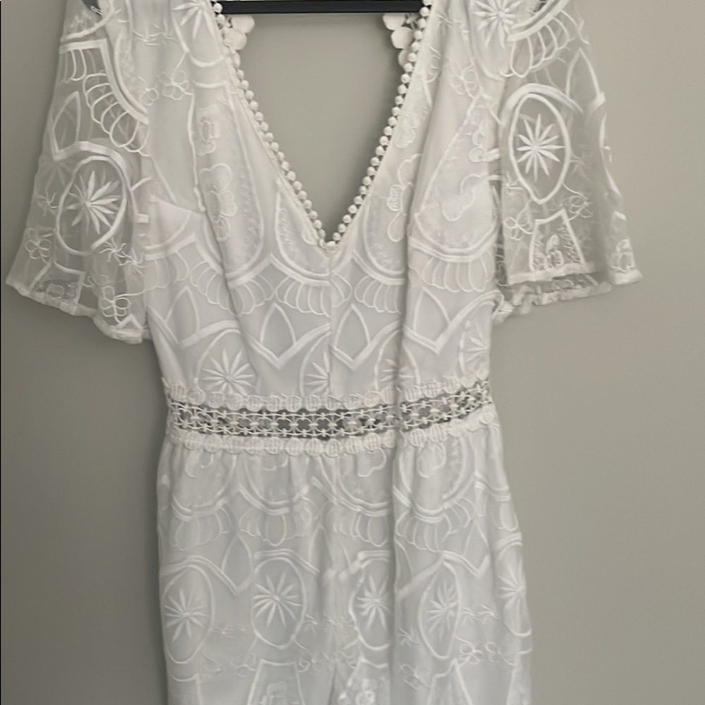 Worn once White short jumper